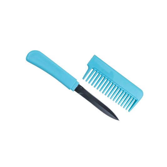 Teal Comb Knife