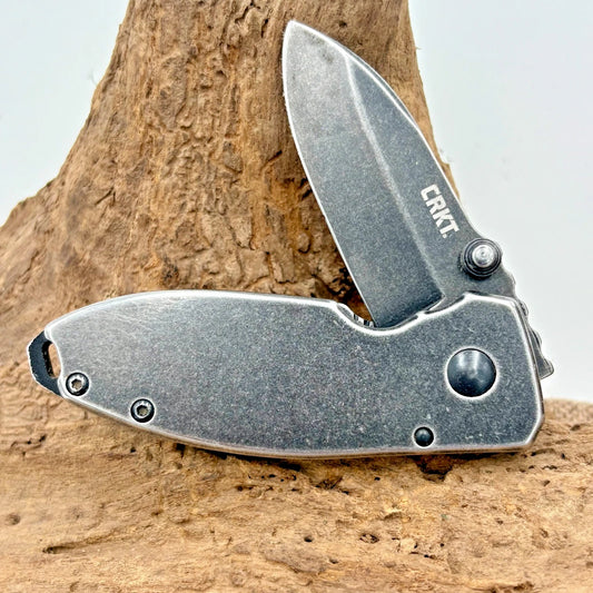 CRKT 2490KS Burnley Squid Framelock Folding Knife Blackwash Stainless EDC (234)