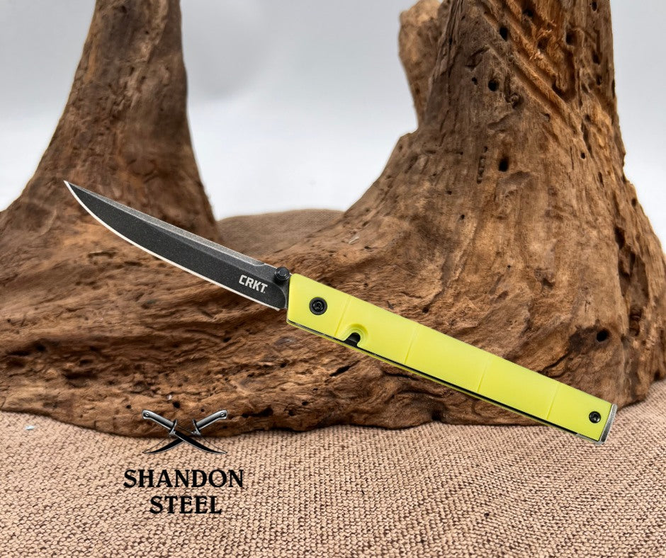 CRKT CEO Linerlock Bamboo 7096YGK