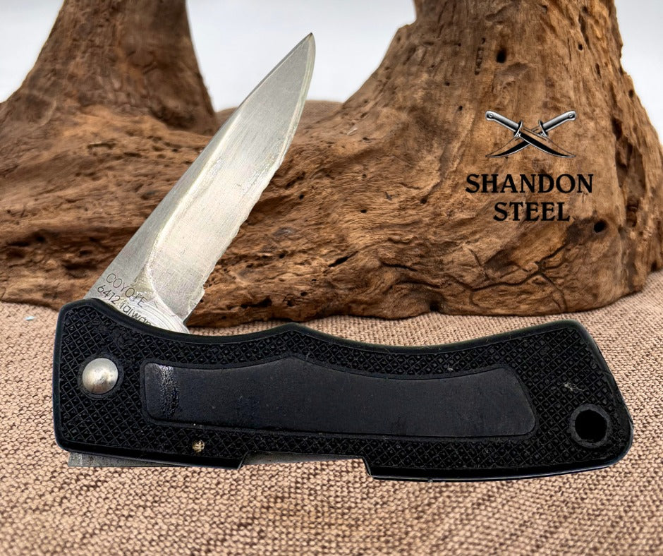 CRKT Coyote 6412 Taiwan Lockback Folding DropPoint Combo Blade Pocket Knife (16)