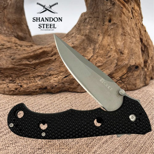 CRKT 7904 Hammond Cruiser Black Handle 3.75" Blade Folding Pocket Knife (135)