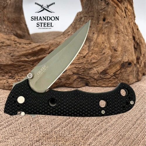 CRKT 7904 Hammond Cruiser Black Handle 3.75" Blade Folding Pocket Knife (135)