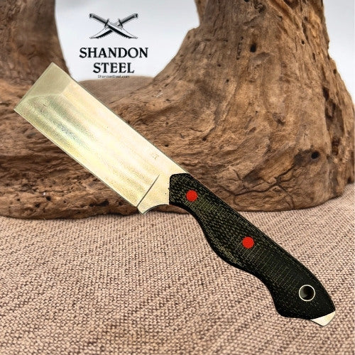 CRKT Razel Fixed Blade Cleaver Chisel Knife Full Tang 2.9"D2 Blade 4037  (132)