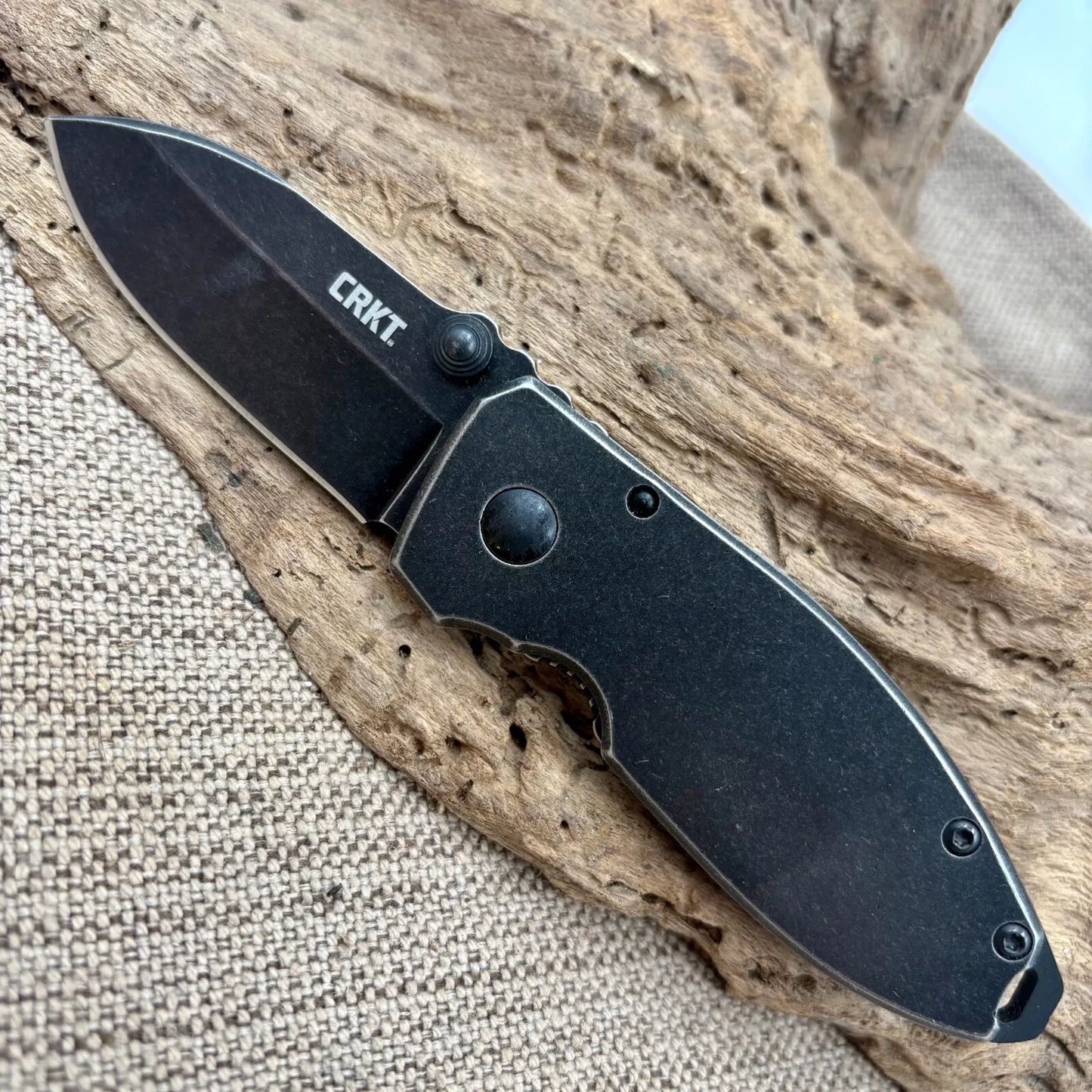 CRKT Squid 2490KS Drop Point Burnley Design Folding Pocket Knife w/clip (183)