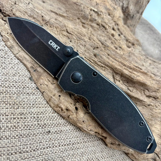 CRKT Squid 2490KS Drop Point Burnley Design Folding Pocket Knife w/clip (183)