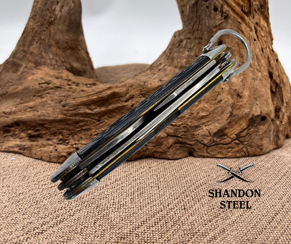 CAMCO (Camillus) 450 Scout/Camp Knife Vintage Pocket Knife 4 Blade USA (32)