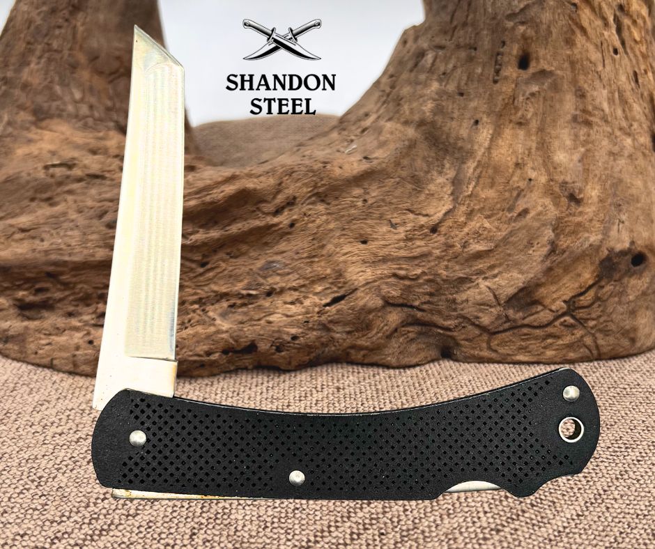 VINTAGE CAMILLUS New York USA #894 USMC Tanto Plain Blade Pocket Knife (178)