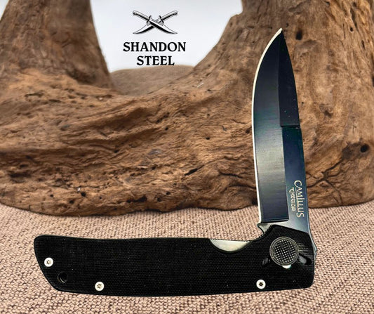 Camillus Cuda EZ Opener Folding Pocket Knife G10 Handle AUS 8 Spearpoint (184)
