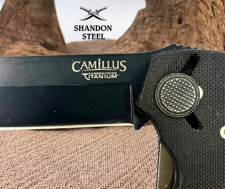 Camillus Cuda EZ Opener Folding Pocket Knife G10 Handle AUS 8 Spearpoint (184)