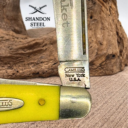 Camillus 711 Yellow Jacket 3 Blade Stockman Traditional Folding Pocket Knife 25