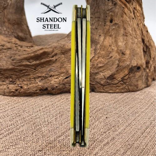 Camillus 711 Yellow Jacket 3 Blade Stockman Traditional Folding Pocket Knife 25