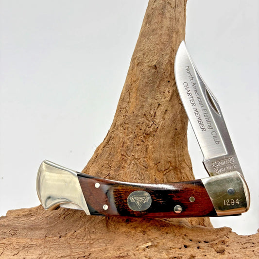 CAMILLUS USA Vintage 1990s North American Fishing Club Lockback Knife (150)