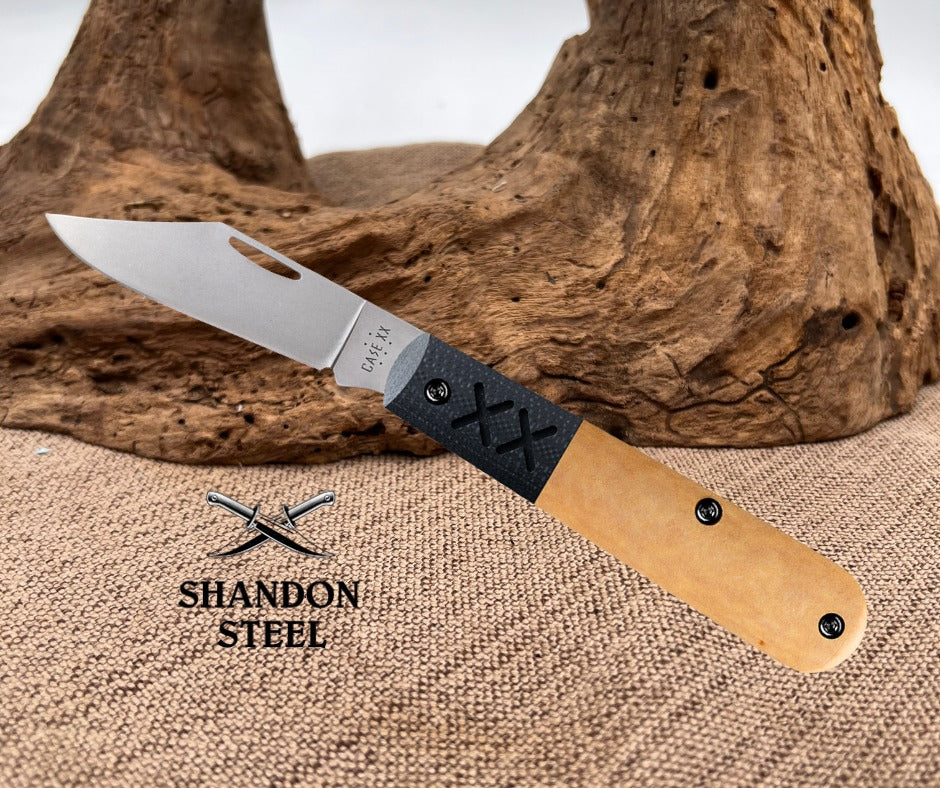 Case XX™ Barlow XR Crossroads Tan Richlite S35VN Steel 53160 Pocket Knife
