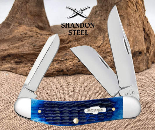 Case Rogers Corn Cob Jig Blue Bone Sowbelly 02795