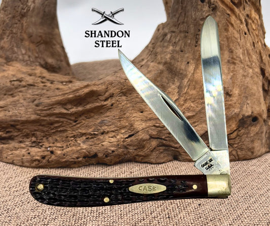 Case XX USA 62048 SP Slimline Trapper 1977 Single Blade 3 DOT Pocket Knife (2)