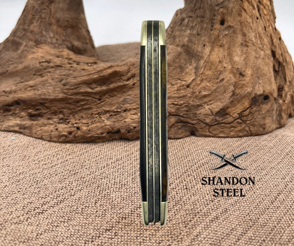 Case XX 2-Dot 1978 2-Blade 6254 Jigged Bone Trapper Folding Pocket Knife (18)