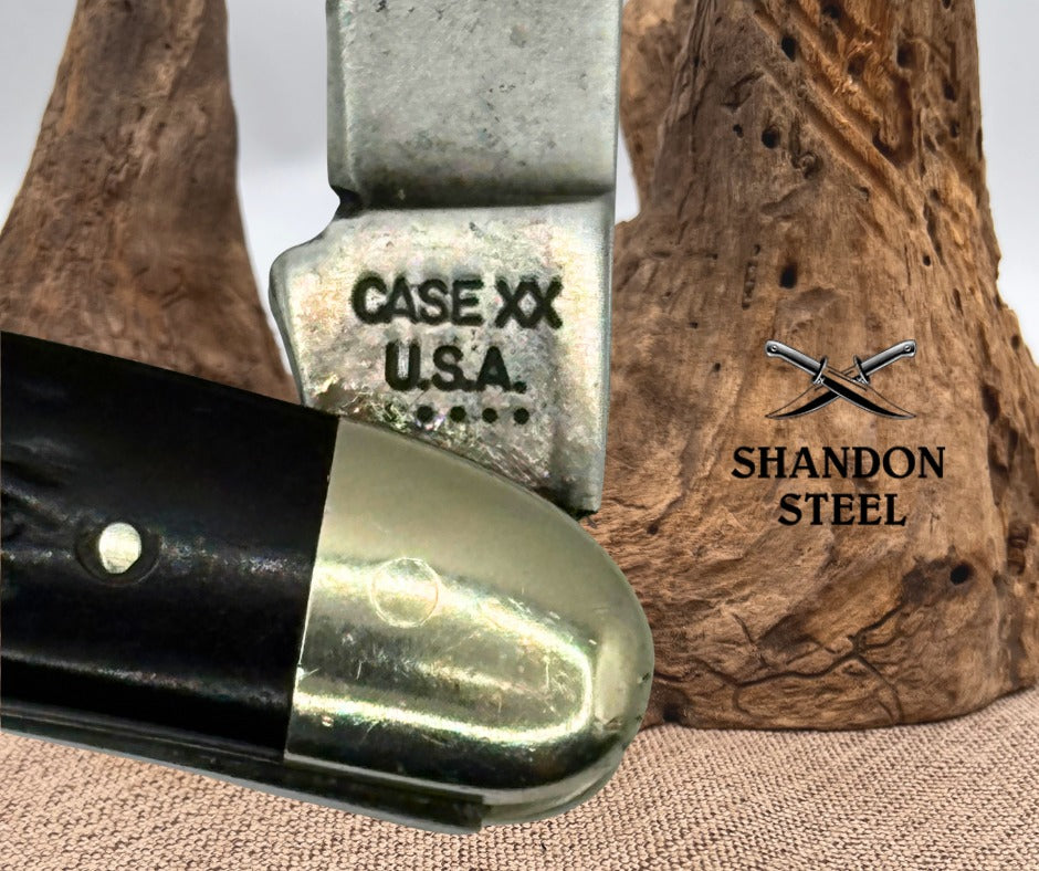 CASE XX USA BONE 3 BLADE WHITTLER POCKET KNIFE 6383 2 DOT 1976 RARE VINTAGE (1)