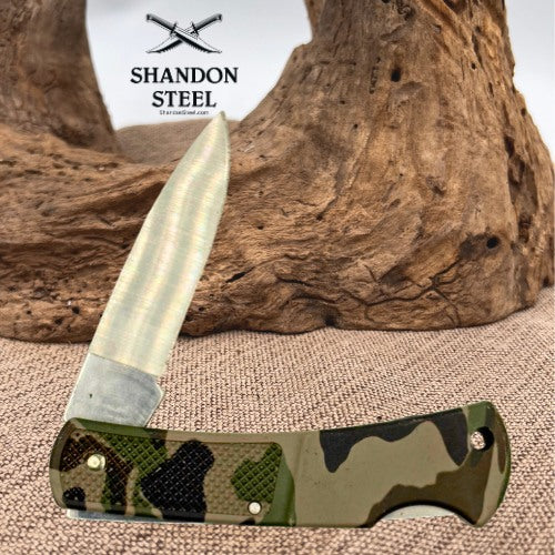 Case XX Knives Caliber Lockback Lightweight Camo Stainless Pocket Knife 00662