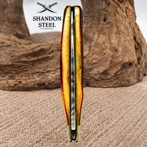 Case XX 1980 Fat Stag Doctors Pocket Knife 5185 SSP 10 Dot Single Blade (19) *preowned