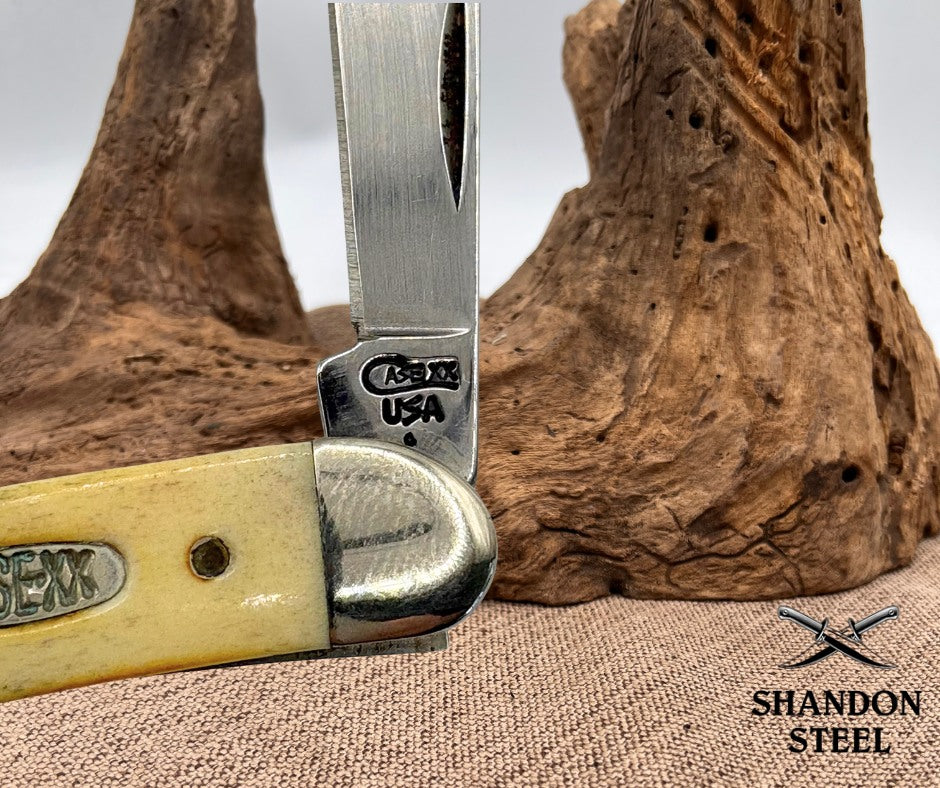 Case XX USA 1999 Mini Copperhead 52109x Stag Handle 2 Blade Folding Pocket Knife