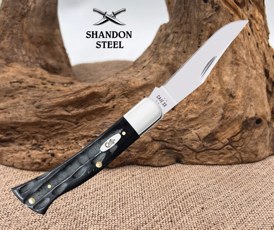 Case XX Axe Handle Jigged Buffalo Horn 65034