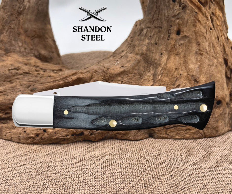Case XX Axe Handle Jigged Buffalo Horn 65034
