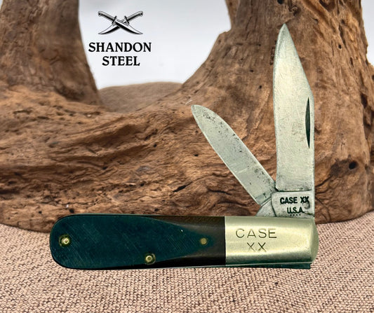 Case XX 62009 1/2 Sawcut Delrin Handle 2 Blade Pocket Jack Knife VINTAGE 1976 -5