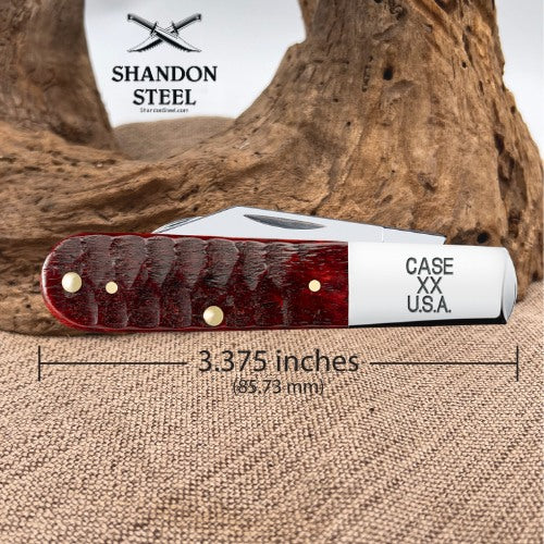 Case XX Barlow Gator Jig Old Red Bone 51544 Stainless Pocket Knife