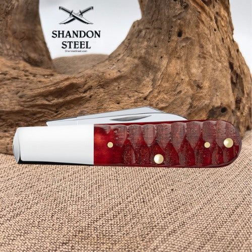 Case XX Barlow Gator Jig Old Red Bone 51544 Stainless Pocket Knife