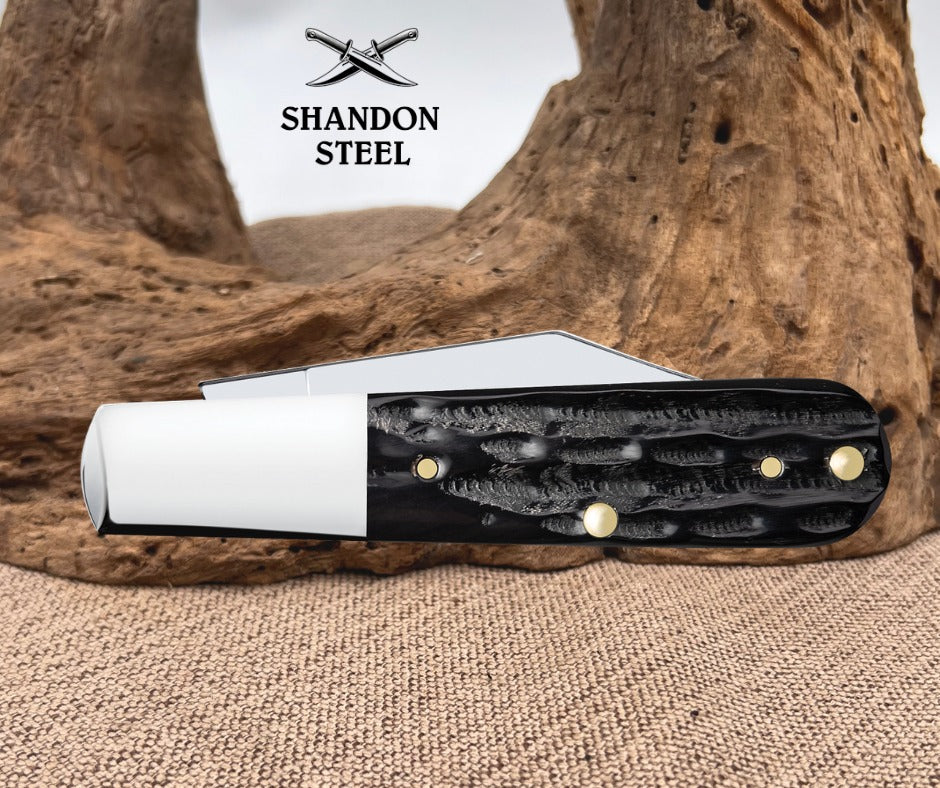 Case XX Barlow Jigged Buffalo Horn 65033 Stainless Pocket Knife