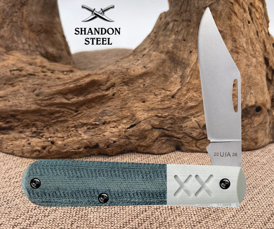Case XX™ Barlow XR Crossroads Blue Denim Canvas Laminate S35VN Steel 10875 Pocket Knife