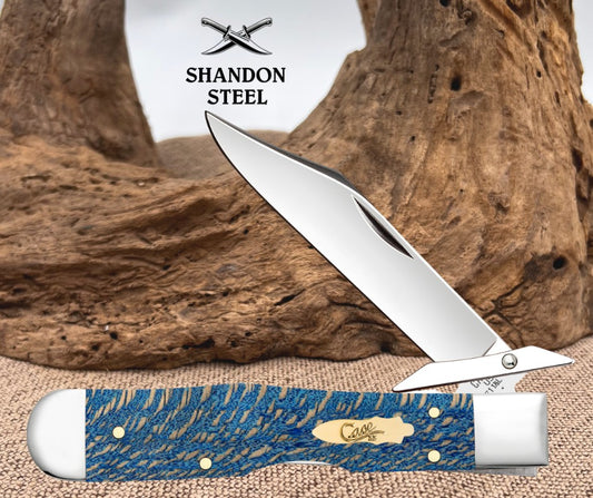 Case XX Blue Sycamore Wood Cheetah® Cub (711 1/2L SS) 63738