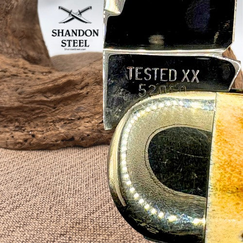 Case XX Classic 1994 Stag 52050 Elephant Toe Knife 2 Blade Fort City Club Knife *pre-owned