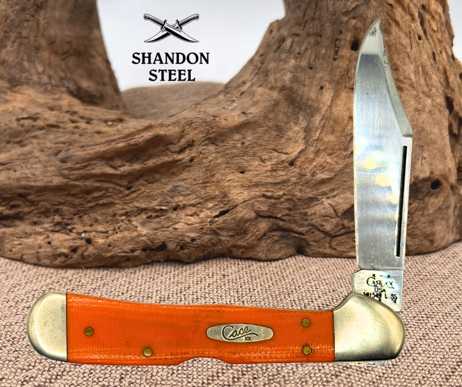 Case XX USA 2004 Copperlock Orange G10 101549L SS Lockback Pocket Knife (20)