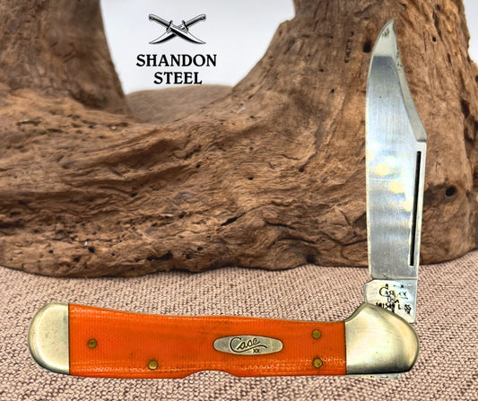 Case XX USA 2004 Copperlock Orange G10 101549L SS Lockback Pocket Knife (20)