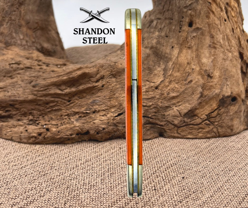 Case XX USA 2004 Copperlock Orange G10 101549L SS Lockback Pocket Knife (20)
