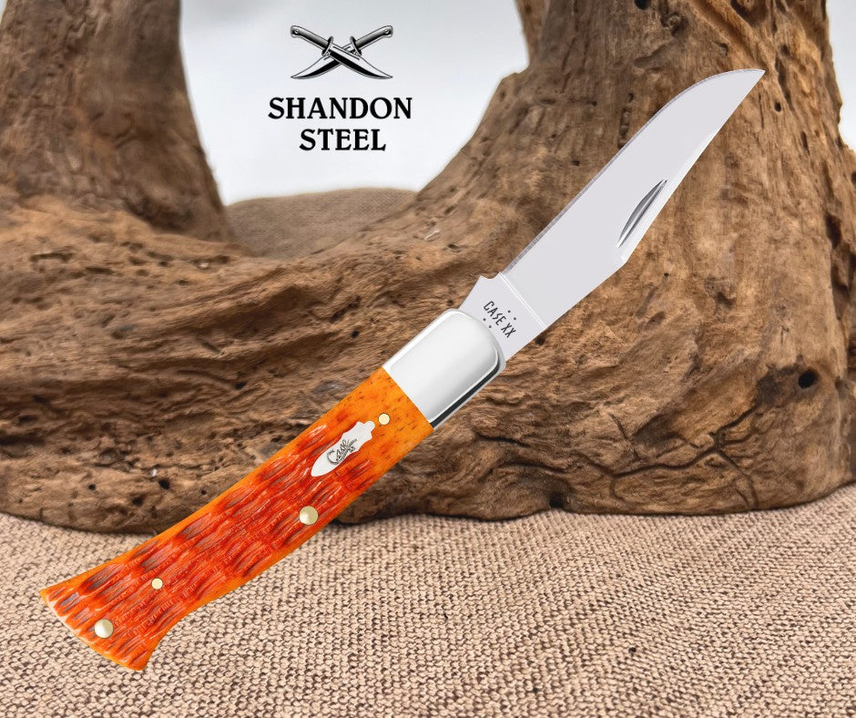 Case XX Crandall Jig Tequila Sunrise Bone Case Axe Handle® (BR61135 SS) 57536