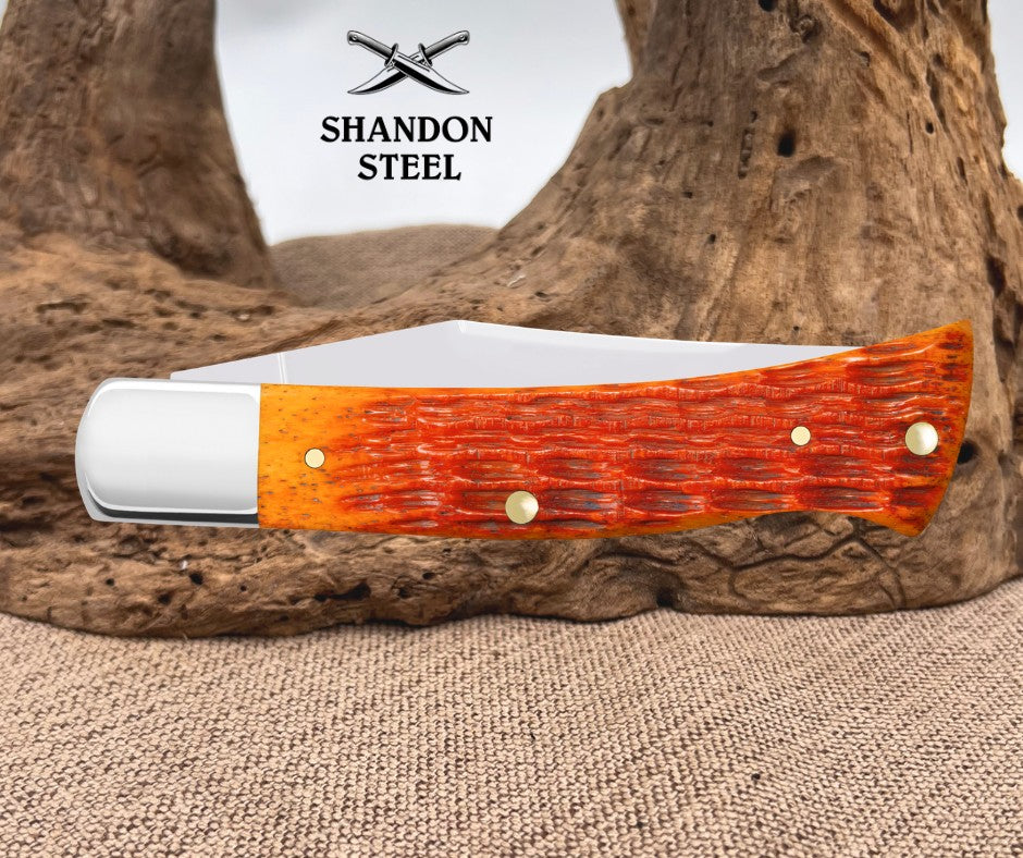 Case XX Crandall Jig Tequila Sunrise Bone Case Axe Handle® (BR61135 SS) 57536