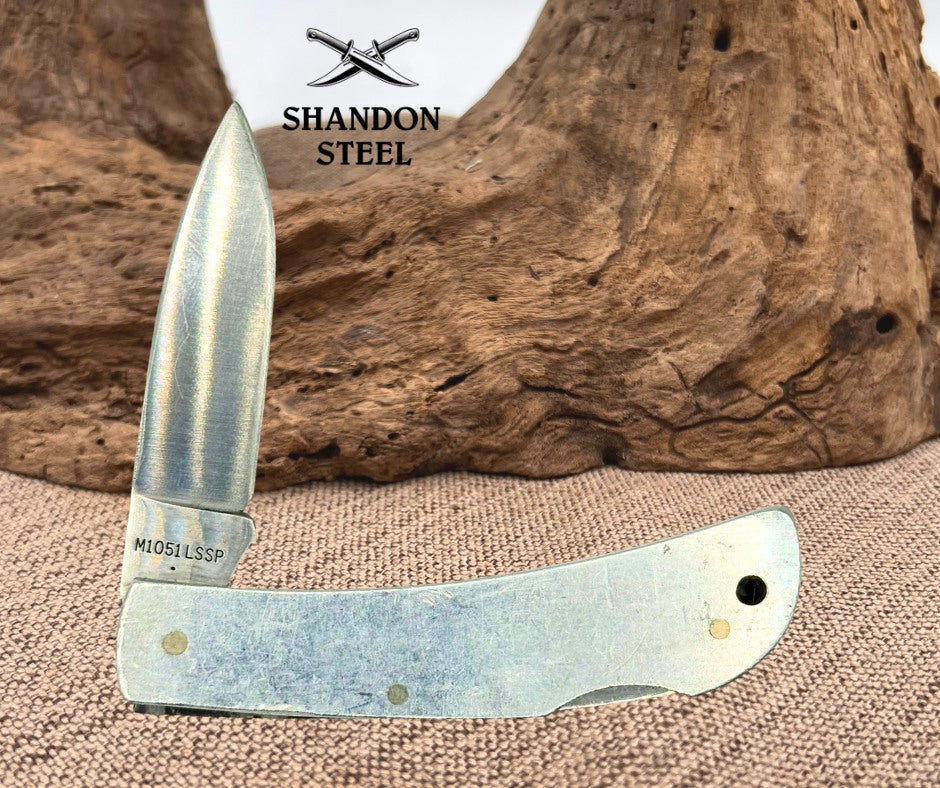 Case XX 10 Dot USA 1980 Lockback Pocket Knife M1051 LSSP Aluminum Handle (17)