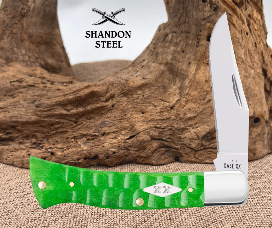 Case XX Gator Jig Bright Green Bone Case Axe Handle® (BR61135 SS) 11445