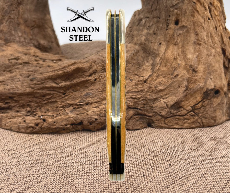 Case XX USA 6265 SS 2 Blade 2007 Folding Hunter Knife Jigged Bone Handle (28)