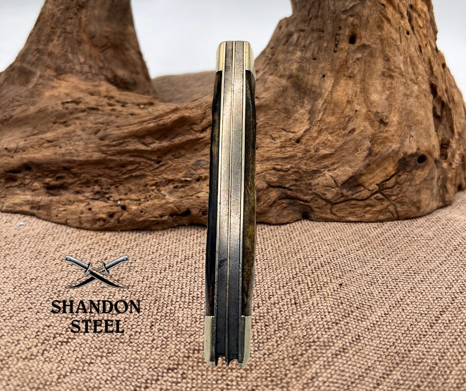 CASE XX USA 2 DOT 1978 VINTAGE JIGGED BONE TEXAS 2 BLADE JACK POCKET KNIFE (14)