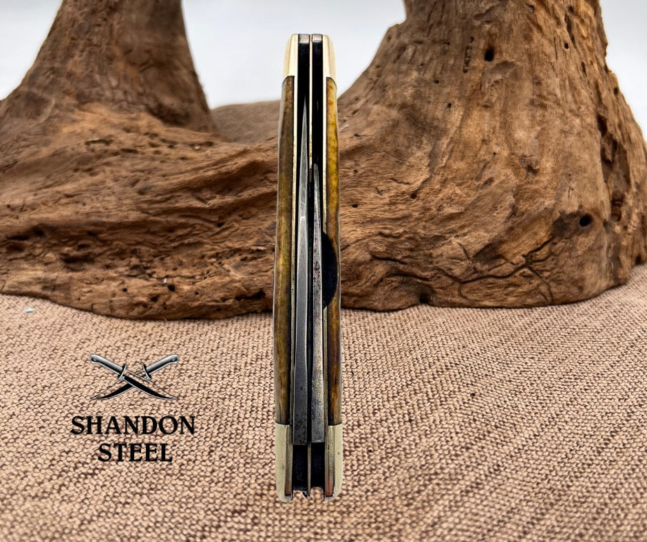 CASE XX USA 2 DOT 1978 VINTAGE JIGGED BONE TEXAS 2 BLADE JACK POCKET KNIFE (14)