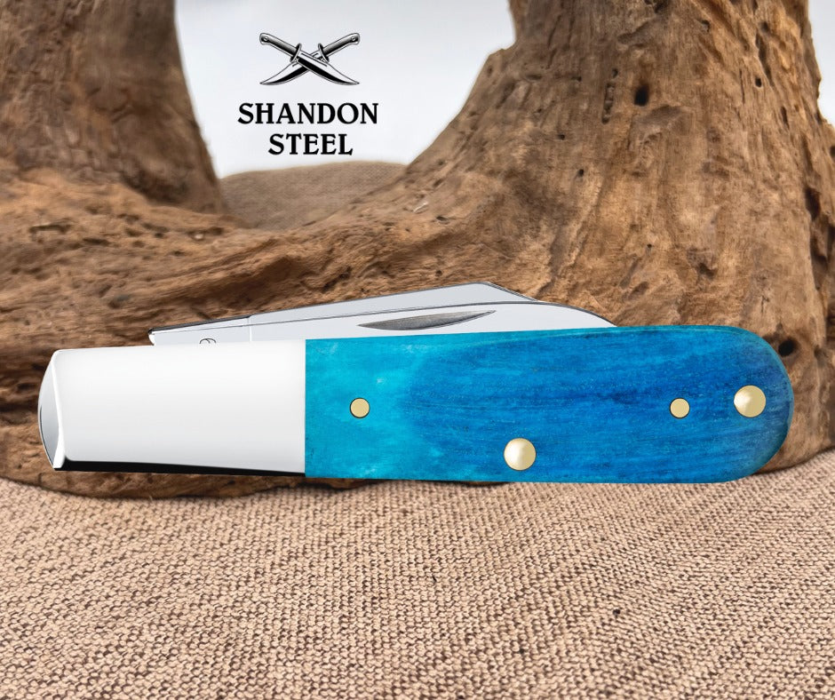 Case XX™ Knives Sawcut Jig Caribbean Blue Bone Barlow 25581