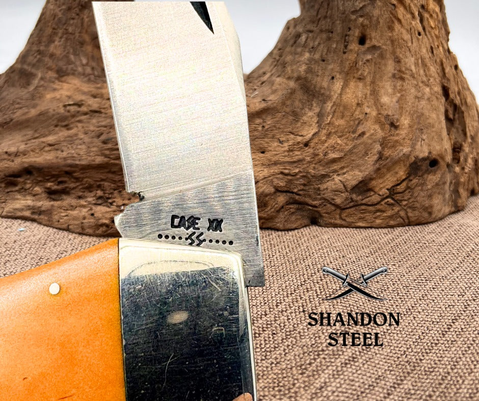 Case XX USA Vintage 1980 10-Dot Texas Lockhorn Double Lockblade Pocket Knife -16