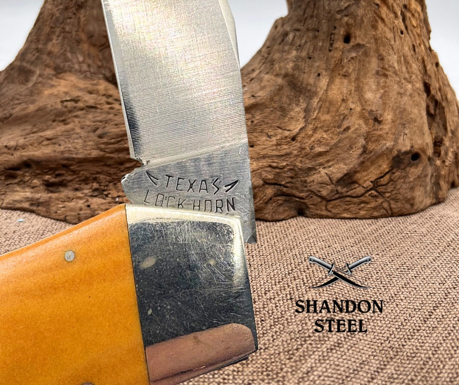 Case XX USA Vintage 1980 10-Dot Texas Lockhorn Double Lockblade Pocket Knife -16
