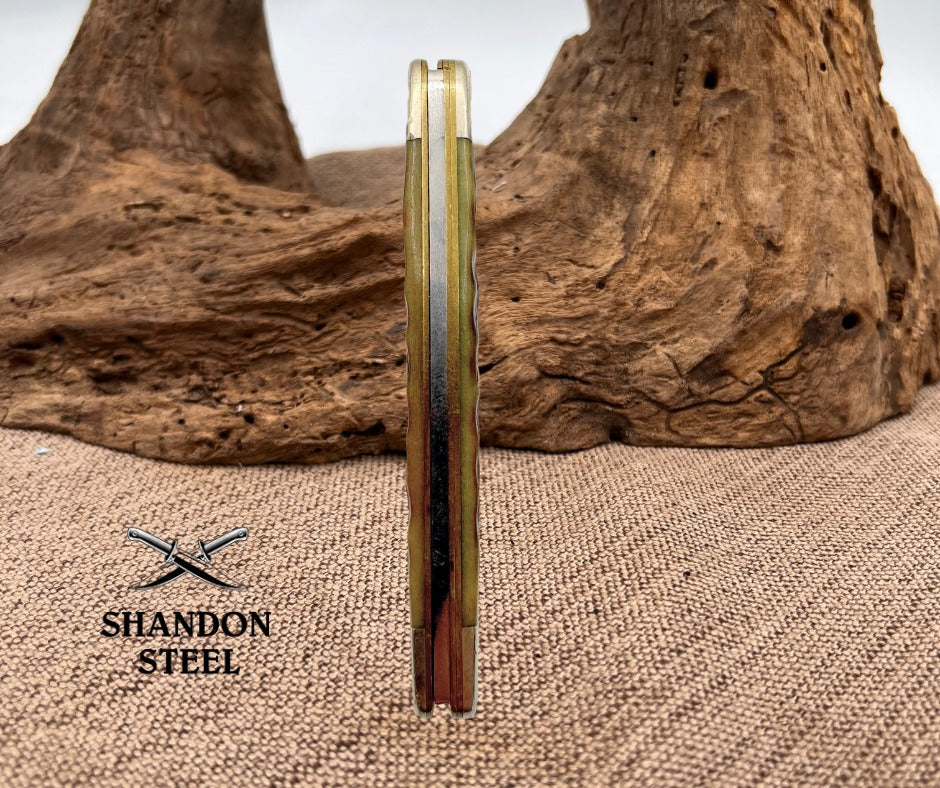 Case XX USA BSA 62087 Medium 2 Blade Boy Scout Jack Knife Jigged Bone 2005 (06)