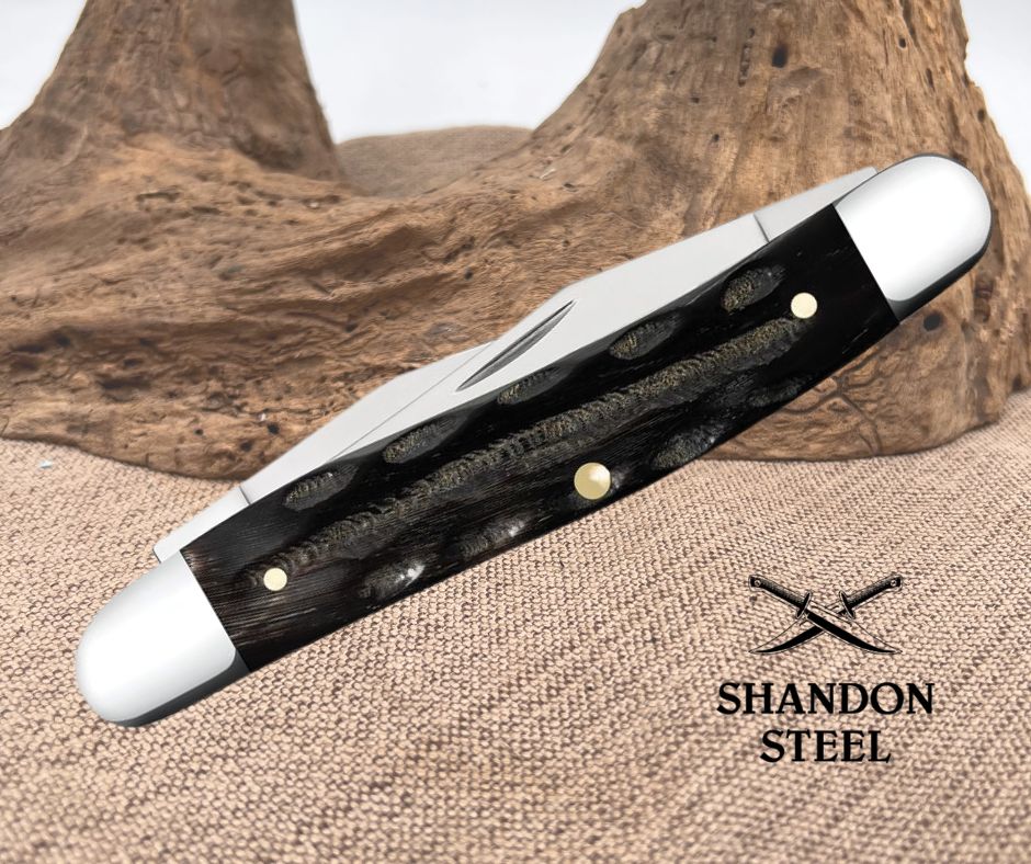 Case XX Muskrat Buffalo Horn CA65032