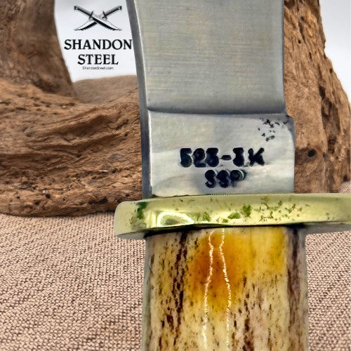 Case XX  Small Game Knife Genuine Stag Handle Sheath In Vintage Box 523-3 1/4 *pre-owned