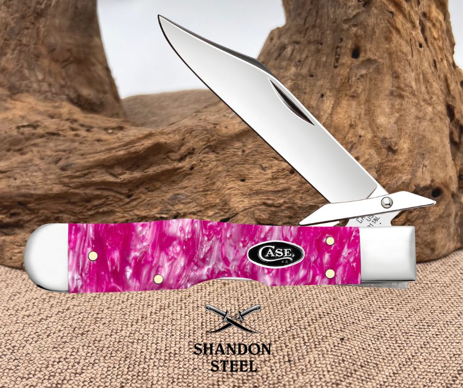 **Pre-Order** Case XX Pink Crackle Kirinite@ Cheetah® Cub (1011 1/2L SS) 16166